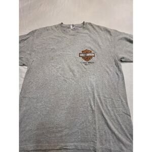 Harley Davidson Men's Size Xl Costa Mesa Mexico Short Sleeve Grey T-Shirt